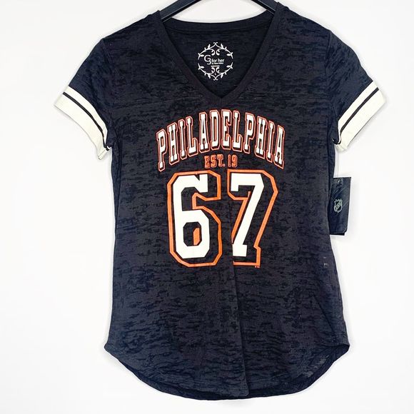 NHL Tops - SALE | NHL | PHL Flyers Short Sleeve Top -L